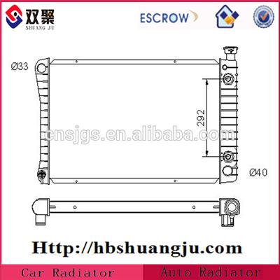 Newest Cooling System Aluminum Radiators for Chevrolet oe: 52463933