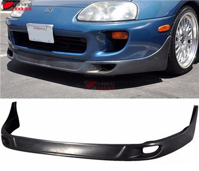 For 1993-1998 Supra JDM Front Bumper Lip Spoiler Kit Glass Fiber FRP