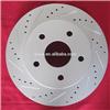 Geomet Brake Disc with Cross Drilled and Slotted Design