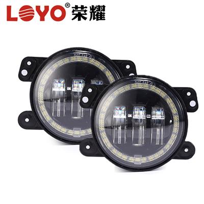 New factory 4" round Halo ring led fog light,devil eye led angle eye fog lamp for jeep