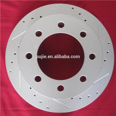 Cross Drilled and Slotted Dacromet Brake Disc for Racing Car