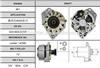 Stable and reliable operation auto electric alternator Santana4000 026-903-015f alternator