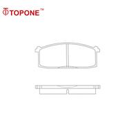 Japanese Car Parts Disc Brake Pad For NISSAN BLUEBIRD