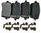 LR043714 LR027129 brake pad set for Range-Rover Evoque 2012-