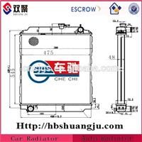 car radiator China supplier oe:16400-58682