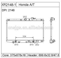 radiator for HONDA ACCORD 98~02 oe:19010PAAA51 dpi:2148