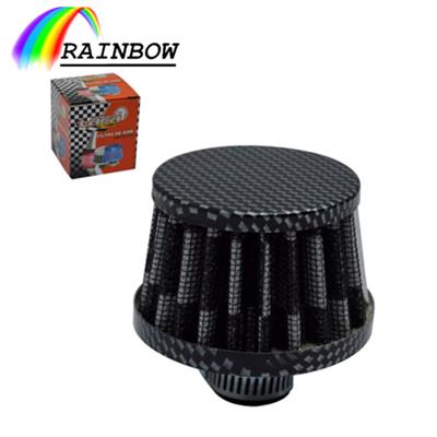 Automobile universal high flow air intake carbon mushroom head filter