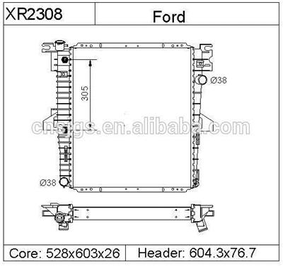 RADIATOR FOR FORD EXPLORER 95~01 OE: XL2H8005CA/XL2Z8005CA DPI 2308