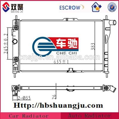 Plastic radiator tanks
