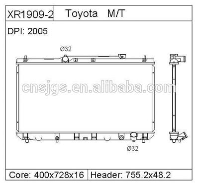 Radiator for TOYOTA CAMRY 97-01 SXV20 DPI 2005 OE 16400-03140