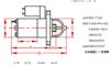 starter/motor for Honda Accord Odyssey2.3, 1.6KW/12V 9T, OEM:31200-PAA-A02, 5-86206-168-0