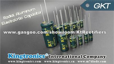 Kt Kingtronics GKT- Radial Aluminum Electrolytic Capacitor Procurement Guidelines