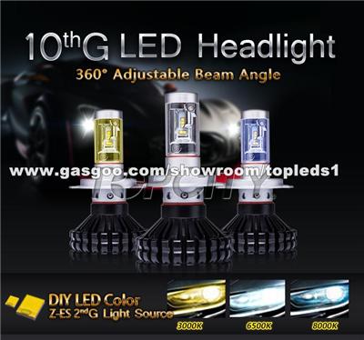 Topcity Factory G10 H4 Hi/Lo 120W LED Headlight High Power Auto Head Lamp