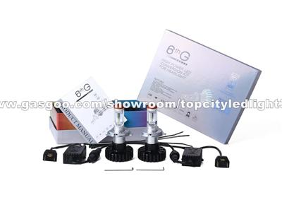 Topcity Factory G6 H4 160W HI / LO LED Headlight High Power Auto Head Lamp