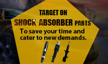 Target on Shock Absorber parts.