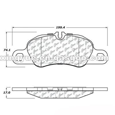 Brake Pad Set For PORSCHE CAYMAN 2014-2016 911 718 BOXSTER