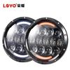 2017 Hot Sale LOYO 105W 7 inch led headlight for jeep wrangler
