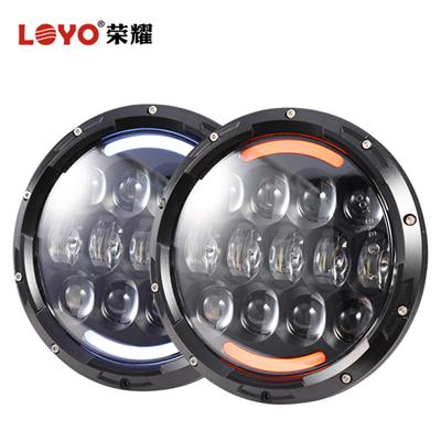 2017 Hot Sale LOYO 105W 7 inch led headlight for jeep wrangler