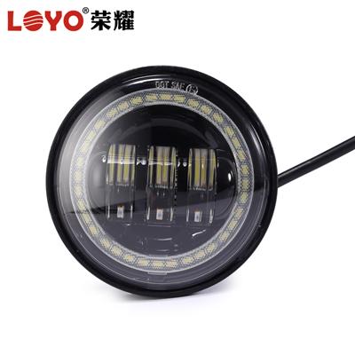 2018 Hot Products! 4.5" Halo Fog Light for Harley 4.5 Inch LED Fog Lamp For Harley Motorcycle