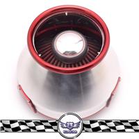 Top Quality Hot Sell Blue Red Silver Auto Air Intake 76-100mm Neck Aluminum Power Intake Filter