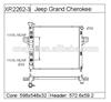 radiator for JEEP GRAND CHEROKEE 99~04 DPI: 2262 OE:52079428AB