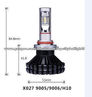 6063 Aluminum G10 9005 9006 H10 Auto Bulb 60W LED Pure White Car Led Headlight