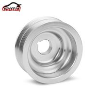 Auto Replacement Parts Performance Underdrive Silver Light Weight Crank Pulley For Impreza WRX 7 8 9 2.0L Turbo