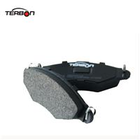 Brake Pad Type Semi-metallic Disc Pads With Cloth Shim