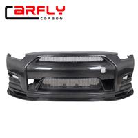 Varis Style Carbon fiber and Fiber Glass GTR R35 Front Bumper