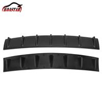 Automobile Car Body Kit ABS Carbon Rear Bumper Lip Lower Spoiler Rear Shark Fin Diffuser Universal