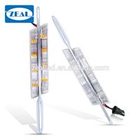 For BMW E46 2D M LED Clear Chrome Side Indicator Repeater Signal Light Lamp Saloon