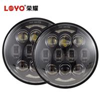 LOYO 80W 5.75" round led headlight for projector motorcycle head light