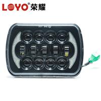 high quality 7x6 5x7 square led headlight 105w 85w jeep light 7" led work light