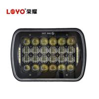 7 Inch 72W 5x7'' LED Headlight with DRL 5x7 High Low Beam LED Headlamp