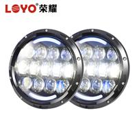 Hi/Lo Beam Round 7 inch DRL Turn Signal 7'' 105W led headlight for jeep