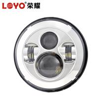 Top sale 45w jeep led headlight hi lo beam 7 inch round led headlight bulb for motorcycles