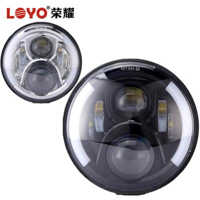 7inch for Jeep wrangler LED headlight with DRL turning signal function 60w jeep headlamp