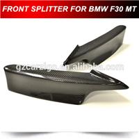Carbon Fiber P Style Front Spoiler Splitter For BMW F30 F35 MTech Bumper