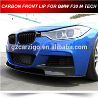 Carbon Fiber Front Chin Lips Spoiler Apron Fit for BMW F30 M Tech M-Sport Bumper