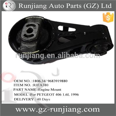 OEM NO.1806.34 / 9683919880 car Engine Mounting For PEUGEOT 406 1.6L 1996