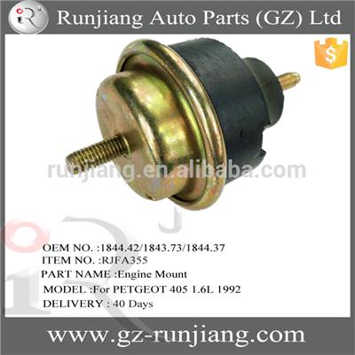 OEM NO.:1844.42 /1843.73 /1844.37 car engine mounting for PEUGEOT 405 1.6L 1992