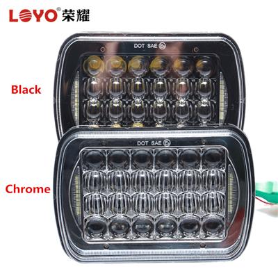 LOYO patent product truck headlight 5x7 high quality 5x7" led driving light 72w head light