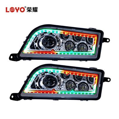 Most Popular!!! APP WIFI Bluetooth Controlled ATV led headlight for RZR 1000 Polaris
