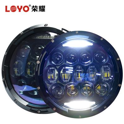 Car Accessory 7'' 7 Inch Round LED Headlight With DRL For Jeep Wrangler