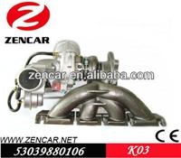 12 month warranty 06d145701j turbocharger for audi a4 2.0 turbo 53039880106 06D145701D