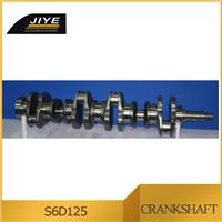 Engine Excavator crank S6D125 SA6D125 SAA6D125 6D125 crankshaft 6151-35-1010 crankshaft gear 6150-31-1121 engine parts