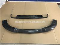 S-class w222 carbon fiber front lip spoiler body kit diffuser