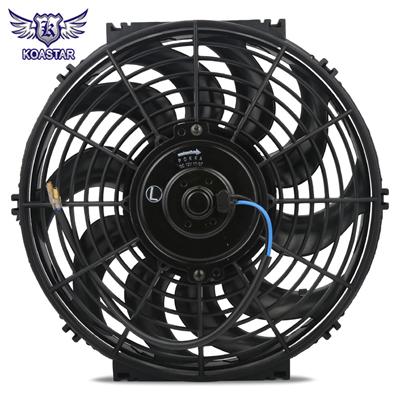 good price automotive 12 inch performance 12 volt power 4.5 amp electric radiator cooling fan assembly for car