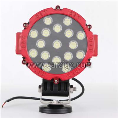 CZG-751 hot sale car accessories 7" led headlight 7 inch led work light 51w led driving light for offroad for land rover