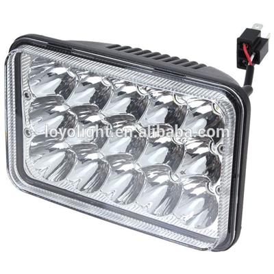 Hot Wholesale Super Bright 3380 LM 45W LED 4x6 truck headlight high low Beam H4 led truck headlights